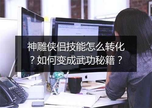 神雕侠侣技能怎么转化？如何变成武功秘籍？