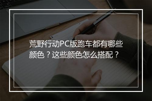 荒野行动PC版跑车都有哪些颜色？这些颜色怎么搭配？