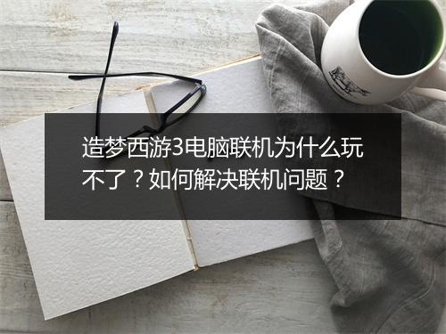 造梦西游3电脑联机为什么玩不了？如何解决联机问题？