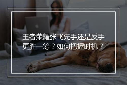 王者荣耀张飞先手还是反手更胜一筹？如何把握时机？