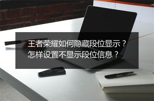 王者荣耀如何隐藏段位显示？怎样设置不显示段位信息？