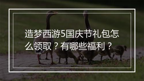 造梦西游5国庆节礼包怎么领取？有哪些福利？