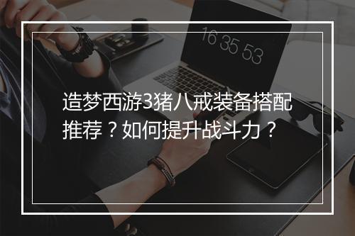 造梦西游3猪八戒装备搭配推荐？如何提升战斗力？