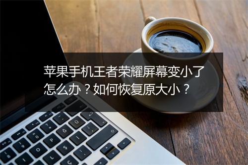 苹果手机王者荣耀屏幕变小了怎么办？如何恢复原大小？