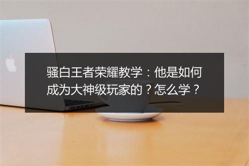骚白王者荣耀教学：他是如何成为大神级玩家的？怎么学？