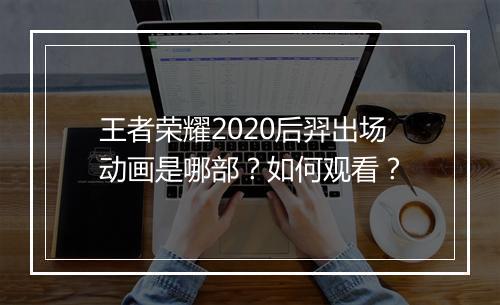王者荣耀2020后羿出场动画是哪部？如何观看？