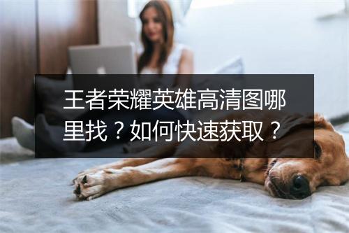 王者荣耀英雄高清图哪里找？如何快速获取？
