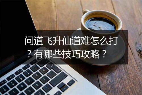 问道飞升仙道难怎么打？有哪些技巧攻略？