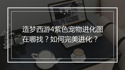 造梦西游4紫色宠物进化图在哪找？如何完美进化？