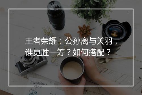 王者荣耀：公孙离与关羽，谁更胜一筹？如何搭配？