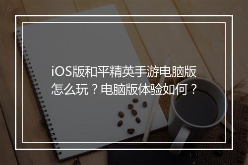 iOS版和平精英手游电脑版怎么玩？电脑版体验如何？